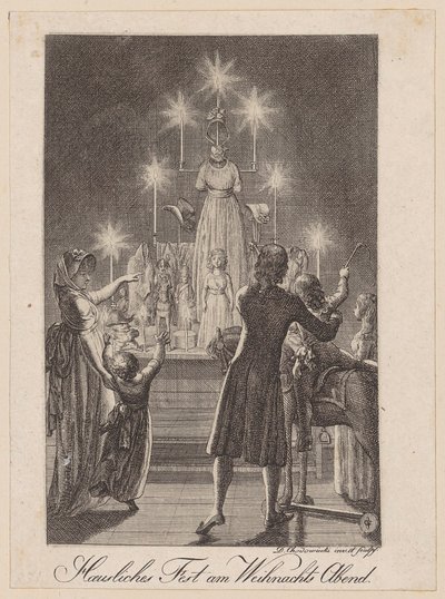 Weihnachtsfest von Daniel Nikolaus Chodowiecki