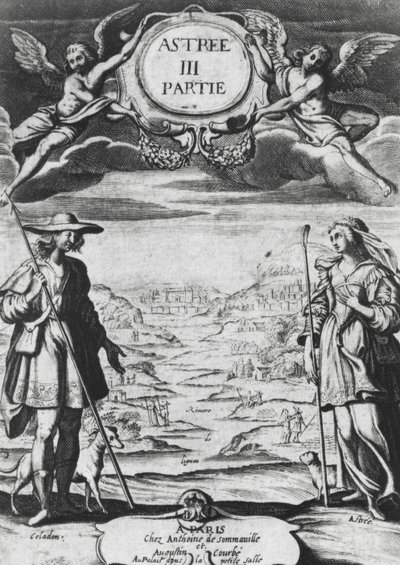 Astree und Celadon, Illustration aus 