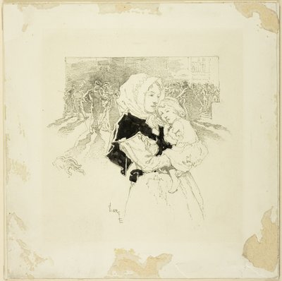 Frau und Kind von Daniel Urrabieta Vierge