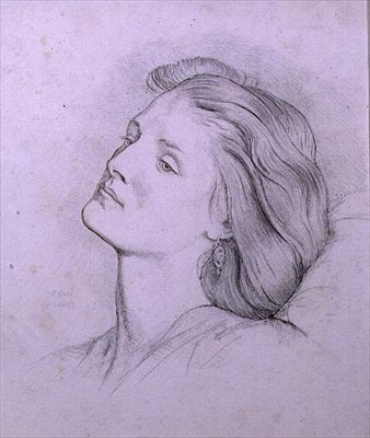 Kopf von Fanny Cornforth von Dante Gabriel Charles Rossetti