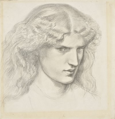 Porträt von Annie Miller, 1860er von Dante Gabriel Charles Rossetti