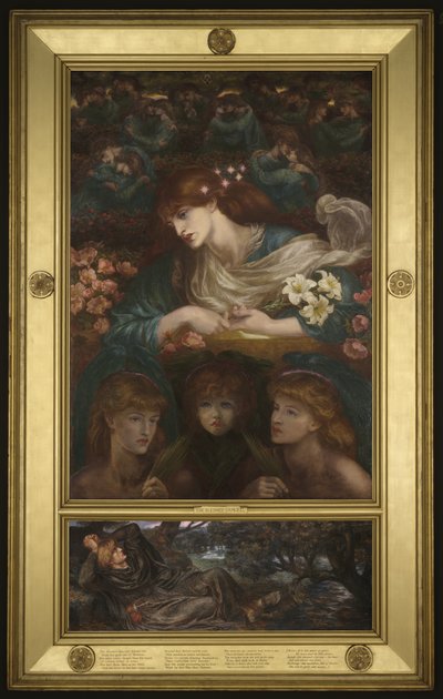 Die gesegnete Damozel, 1875-78 von Dante Gabriel Charles Rossetti