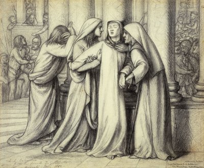 Die Jungfrau Maria wird getröstet, 1891 von Dante Gabriel Charles Rossetti
