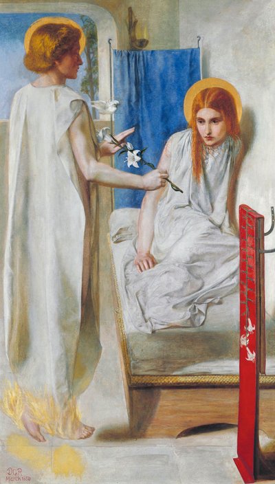 Die Verkündigung von Dante Gabriel Rossetti