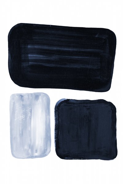 Minimalistische blaue Blöcke von Danushka Abeygoda
