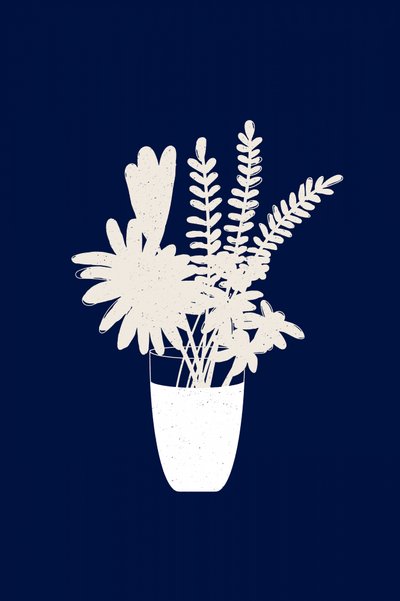Minimalistisches Blumenbouquet von Danushka Abeygoda