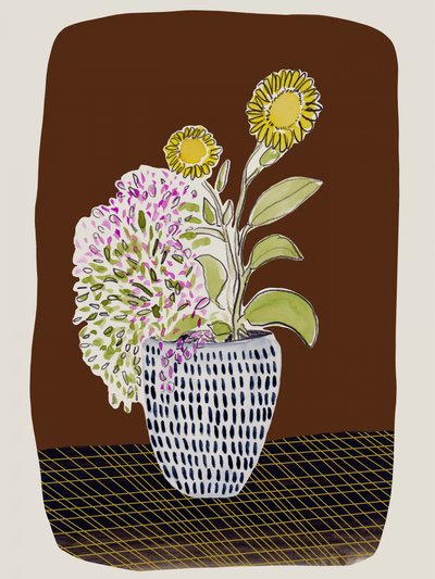 Sonnenbeschienene Blumen von Danushka Abeygoda