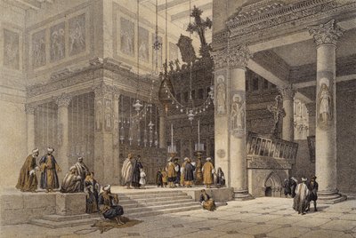 Kirche von St. Helena von David (after) Roberts