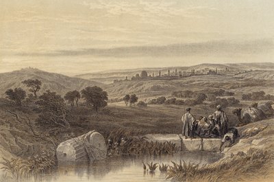 Jerusalem von Norden von David (after) Roberts