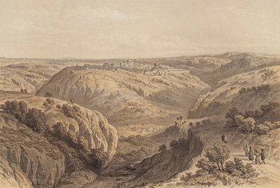 Jerusalem von Süden von David (after) Roberts