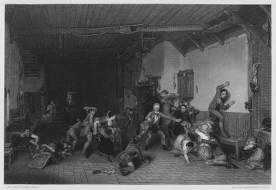 Blindekuh, das Bild in der Königlichen Sammlung von David (after) Wilkie