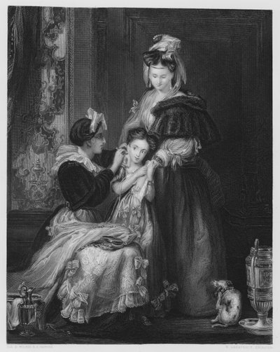Der erste Ohrring von David (after) Wilkie