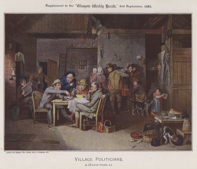 Dorfpolitiker von David (after) Wilkie
