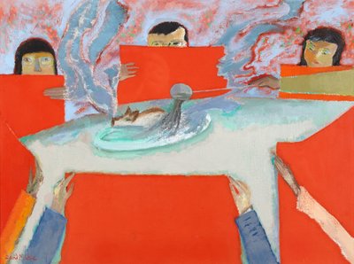 Bei einer Hongkonger Dinnerparty von David Alan Redpath Michie