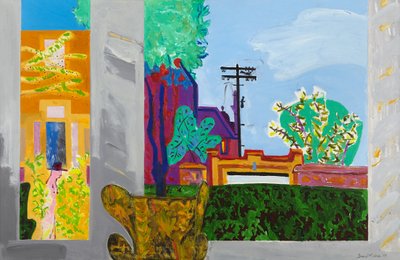 Rosa Mann Vorbeigehend, ca. 1995-96 von David Alan Redpath Michie