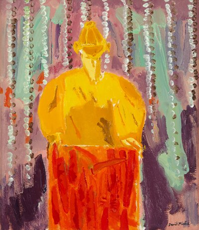 Frau mit Karotten, ca. 2003 von David Alan Redpath Michie