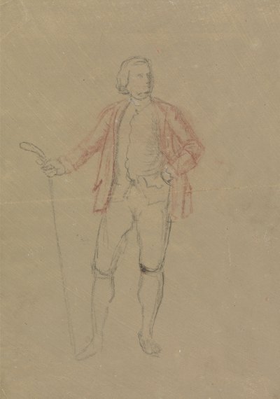 Studie für das Porträt von William Inglis von David Allan