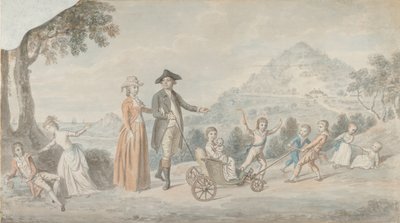 Die Familie von Sir James Hunter Blair, 1. Baronet 1741-1787, ca. 1785 von David Allan