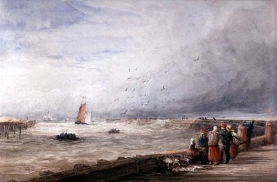 Calais Pier von David Cox