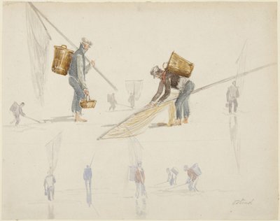 Studien von Fischern von David Cox
