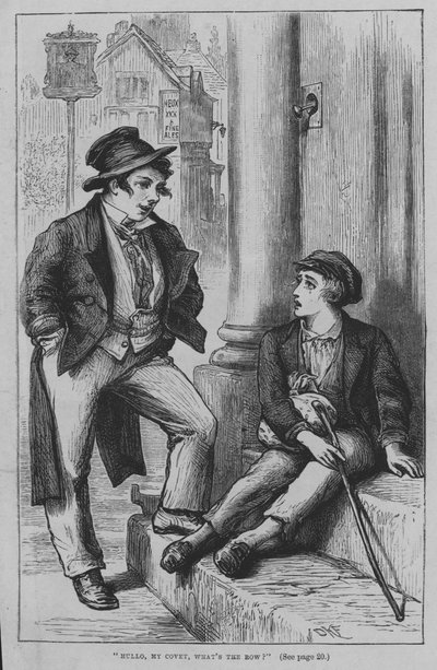 Illustration für Oliver Twist von Charles Dickens von David Henry Friston