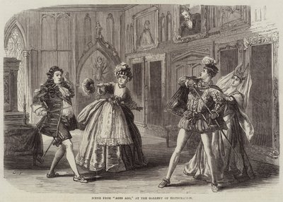 Szene aus Ages Ago, in der Galerie der Illustration von David Henry Friston