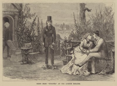 Szene aus Bygones, im Lyceum Theatre von David Henry Friston
