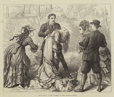 Szene aus Falsche Scham, im Globe Theatre von David Henry Friston