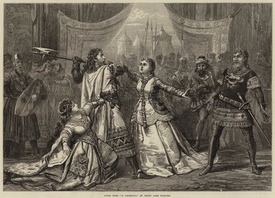 Szene aus Il Talismano, im Drury Lane Theatre von David Henry Friston