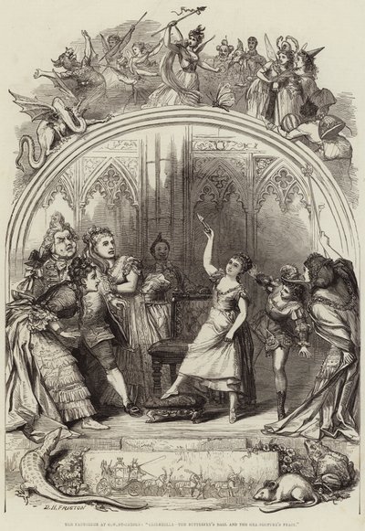 Das Pantomime im Covent-Garden, Aschenputtel, der Schmetterlingsball und das Heuschreckenfest von David Henry Friston