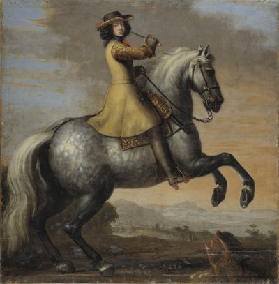 Karl XI., König von Schweden, zu Pferd, 1672 von David Klöcker Ehrenstrahl