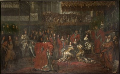 Krönung von Königin Ulrika Eleonora d.Ä. (1656-1693) von David Klöcker Ehrenstrahl