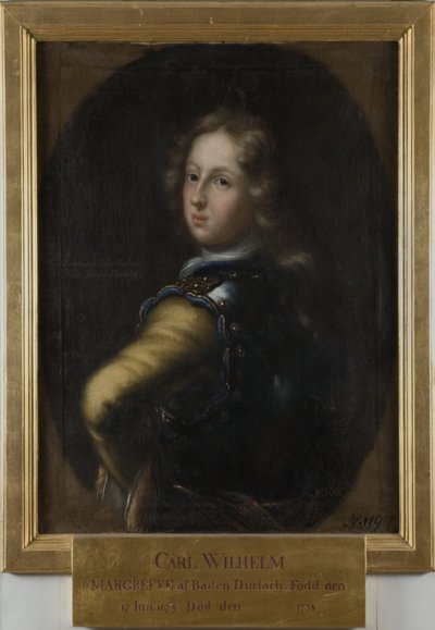 Karl Wilhelm, 1679-1738, Markgraf von Baden-Durlach von David Klöcker Ehrenstrahl