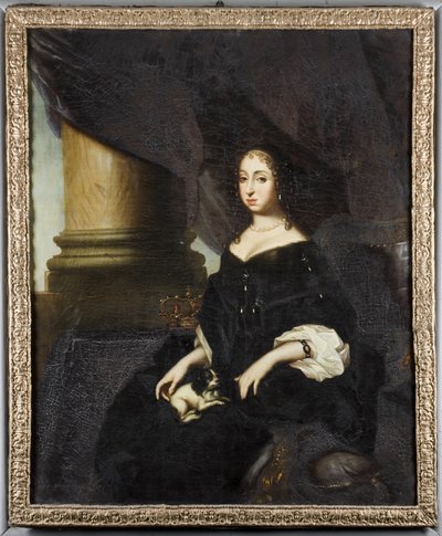 Porträt von Hedvig Eleonora av Holstein-Gottorp (1636-1715) von David Klöcker Ehrenstrahl
