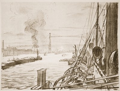 Ein Hospitalschiff an einer Basis, Illustration aus 