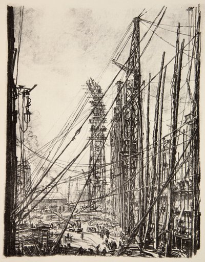 Eine Werft, Illustration aus 
