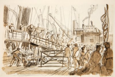 Ausschiffung, Illustration aus 