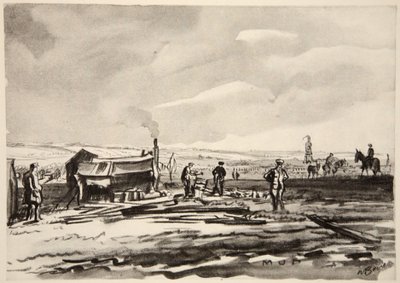 An der Somme: Schlamm, Illustration aus 