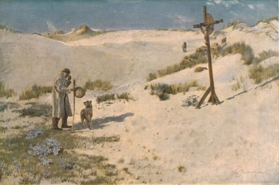 Das Kreuz auf den Dünen, spätes 19. - frühes 20. Jahrhundert, um 1930 von David Murray