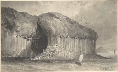 Ansicht von Fingals Höhle von David Octavius Hill