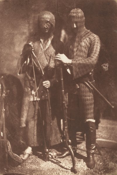 Afghanische oder Tscherkessische Rüstung von David Octavius Hill and Robert Adamson