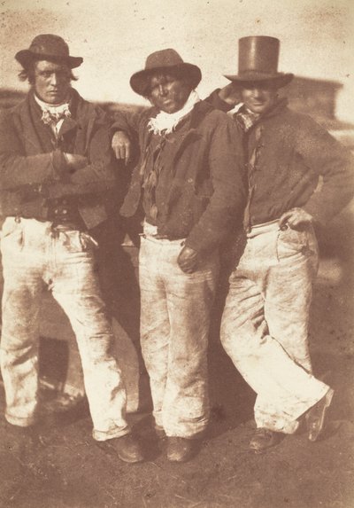 Alexander Rutherford, William Ramsay und John Linton von David Octavius Hill and Robert Adamson