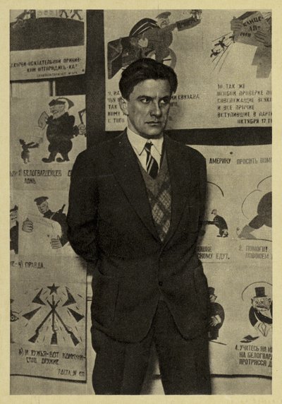 Wladimir Majakowski, russischer Künstler von David Petrovich Shterenberg