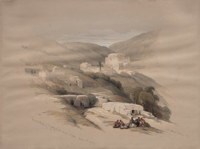 Christliche Kirche St. Georg in Ludd, dem antiken Lydda von David Roberts