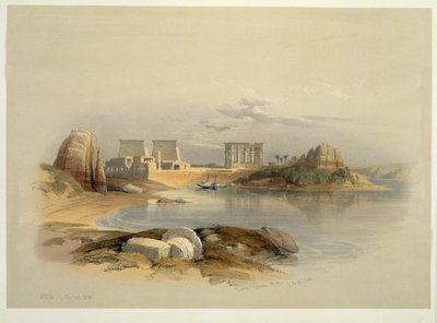 Insel Philae, Ägypten von David Roberts