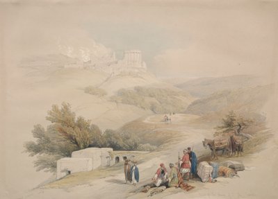 Ruinen der Kirche St. Johannes Sabaste von David Roberts