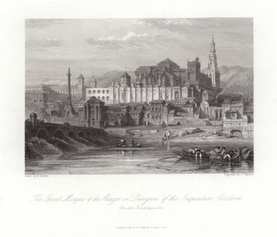 Die Große Moschee und der Alcazar von David Roberts