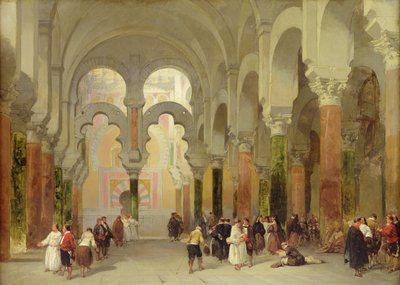 Das Heiligtum des Korans, Moschee in Córdoba, 1849 von David Roberts