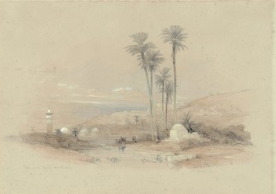Blick auf Jenin, antikes Jesreel von David Roberts