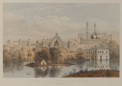 Ansicht des Großen Iman Barra und des Roome Durwaza, Lucknow von David Scott Lieutenant-Colonel (after) Dodgson